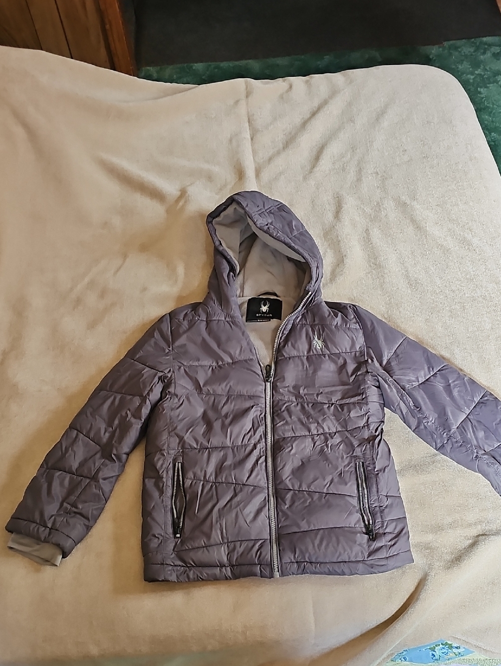 Spyder  Hooded Quilted Puffer Jacket